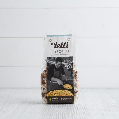 Ризотто Yelli с томатами и базиликом, 250г