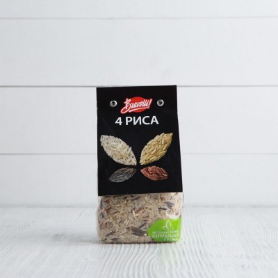 Рис "4 риса", Bravolli, 350г