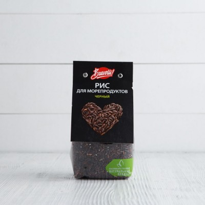 Рис для морепродуктов черный, Bravolli, 350г