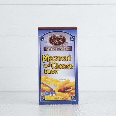 Макароны с сыром Wisconsin, Mississippi Belle, 206г