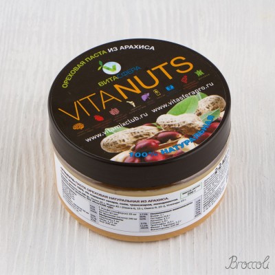 Паста ореховая из арахиса для функционального питания VitaNuts Витасфера, 200г