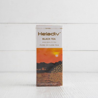 Чай "Black Tea", пакетированный, Heladiv, 25шт.