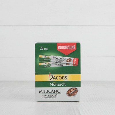 Кофе растворимый Jacobs Monarch Millicano, 26шт