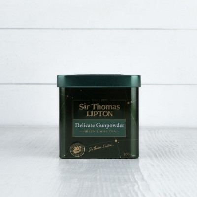 Чай зеленый "Delicate Gunpowder", листовой, Sir Thomas Lipton, 100г