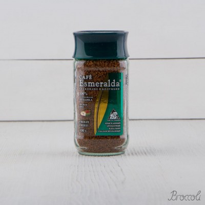 Кофе растворимый сублимированный арабика Cafe Esmeralda Лесной орех, 100г