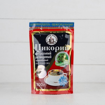 Цикорий натуральный растворимый ГОСТ, Русский цикорий, 100г