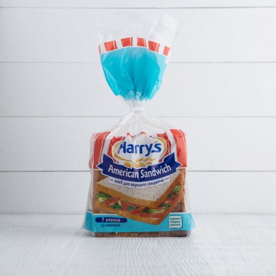 Хлеб "Американский Сэндвич" 7 злаков Harry's, 470г