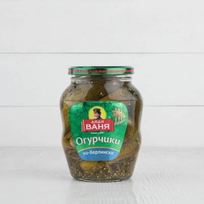 Огурцы "По-берлински" Дядя Ваня, 680г