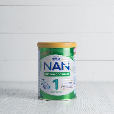 Смесь молочная NAN Кисломолочный 1 с рождения, 400г