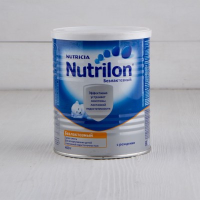 Смесь специальная Nutrilon Безлактозный с рождения, 400г