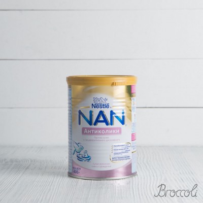 Смесь молочная NAN Антиколики с рождения, 400г