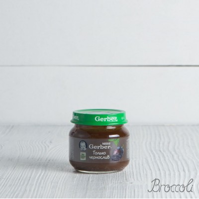 Пюре Gerber "Только чернослив" с 4 мес., 80г