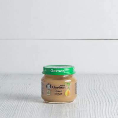 Пюре Gerber "Только груша" 4 мес., 80г