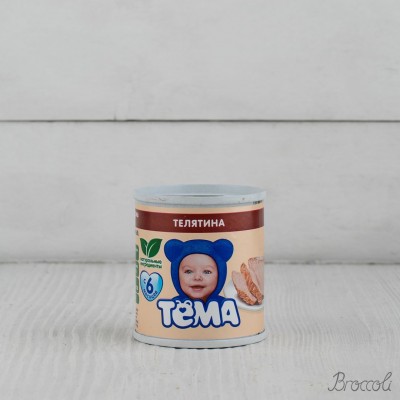 Пюре Тема телятина с 8 мес, 100г