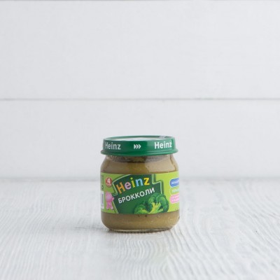 Пюре из брокколи, 4 мес., Heinz, 80г