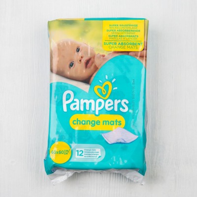 Пеленки для переодевания Pampers ChangeMats (60х60см), 12шт.