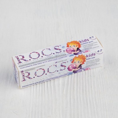 Зубная паста для детей R.O.C.S. "Бабл Гам", 45г