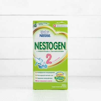 Смесь молочная с пребиотиками и лактобактериями Nestogen 2 Prebio с 6 мес, Nestle, 350г