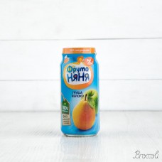 Пюре из груш и яблок с 5 мес, ФрутоНяня, 250г