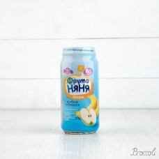 Пюре из яблок и бананов с 6 мес, ФрутоНяня, 250г