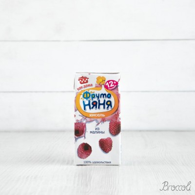 Кисель из малины с 12 мес, ФрутоНяня, 200г