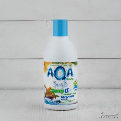 Травяной сбор для купания малышей "Бархатная кожа", Aqa Baby, 300мл
