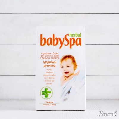 Травяной сбор "Здоровый румянец", Herbal Baby Spa, 45г