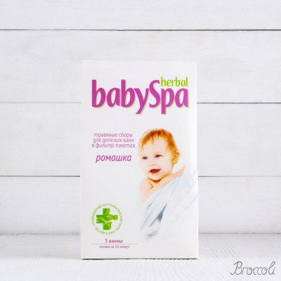 Травяной сбор "Ромашка", Herbal Baby Spa, 45г