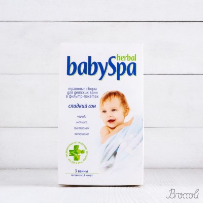 Травяной сбор "Сладкий сон", Herbal Baby Spa, 45г
