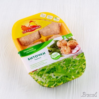 Биточки куриные охлажденные Петелинка, 500г