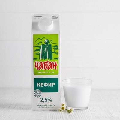 Кефир Чабан, 2,5%, 900г