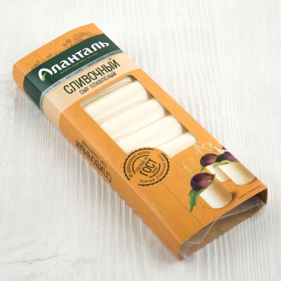 Сыр плавленый сливочный 40%, батончики, Аланталь, 220г