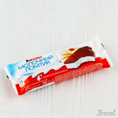 Пирожное Kinder Молочный ломтик Молоко и мед, 28г
