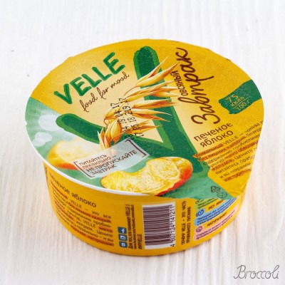 Завтрак овсяный "Печеное яблоко", Velle, 175г