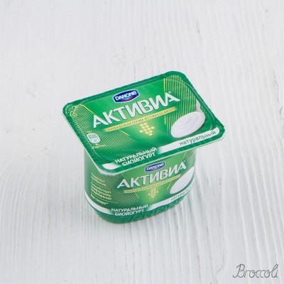 Биойогурт Активиа густой натуральный 3,5% Danone, 150г