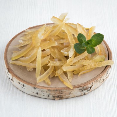 Лимонные корки засахаренные