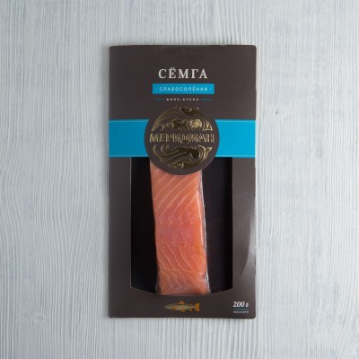 Семга филе-кусок с/с Меридиан, 200г