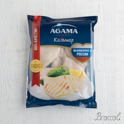 Кальмар свежемороженый, Agama, 600г