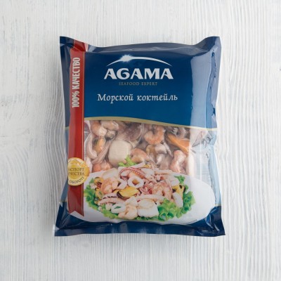 Морской коктейль свежемороженый, Agama, 300г