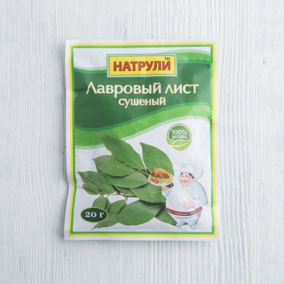 Лавровый лист сушеный Натрули, 20г