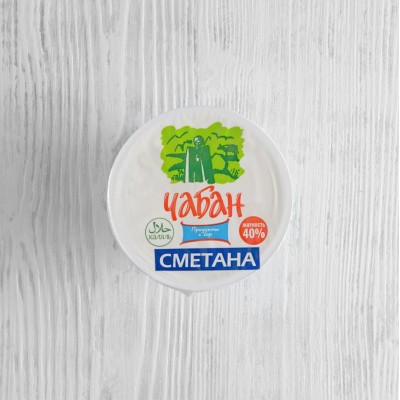 Сметана Чабан, 40%, 200г