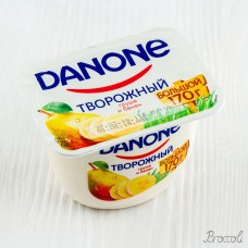 Продукт творожный Груша-Банан 3,6% Danone, 170г