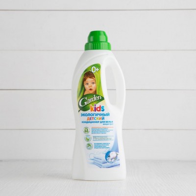 Кондиционер для детского белья экологичный Kids с экстрактом хлопка, Garden Eco, 1л