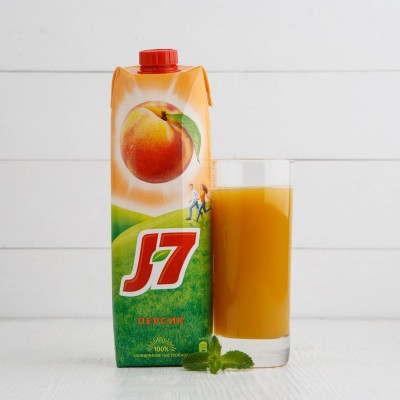Нектар "J7" Персик, 0,97л