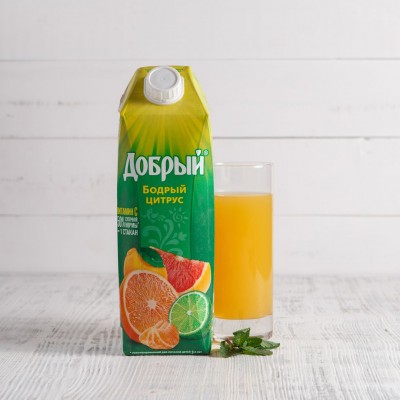 Нектар "Добрый" Бодрый цитрус, 1л