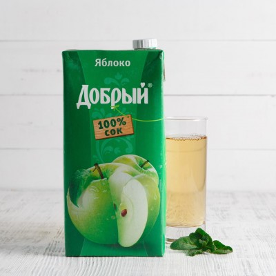 Сок "Добрый" Яблоко, 2л