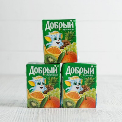 Нектар "Добрый" Мультифрукт, 0,2л