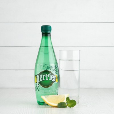 Вода Perrier минеральная, пластик, 0,5л