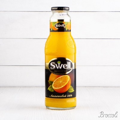 Сок Swell Апельсин 100%, стекло, 750мл