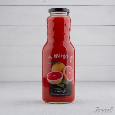 Сок из Красного апельсина без сахара, Mirgs, 1л